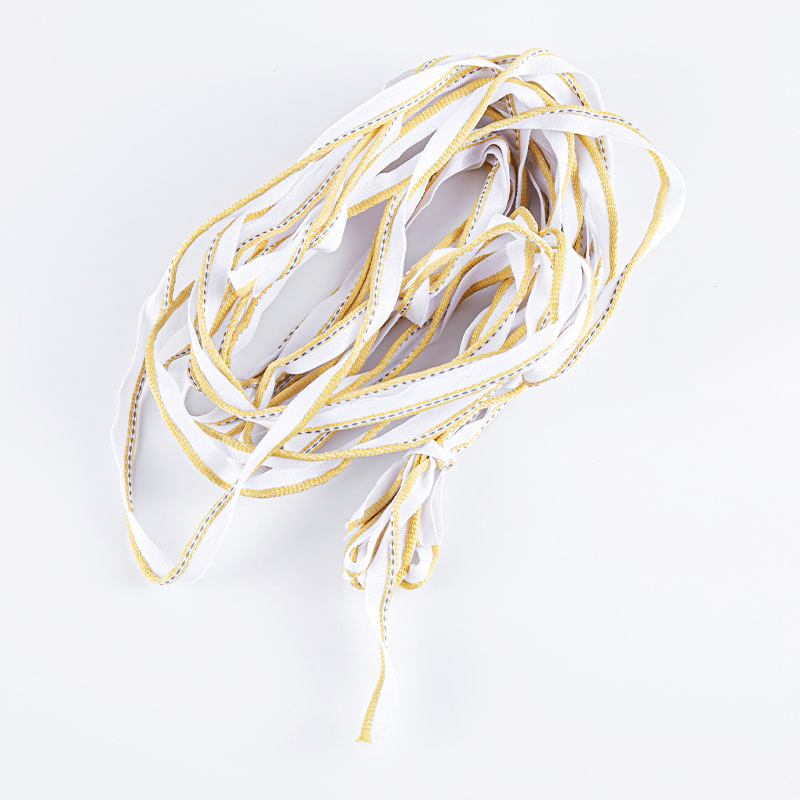 1,0 cm Polyester reflekterande tejp för kompressionsslitagebeständiga klädtillbehör